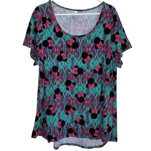 LuLaRoe Minnie Mouse Scoop Neck Classic T Size 2XL